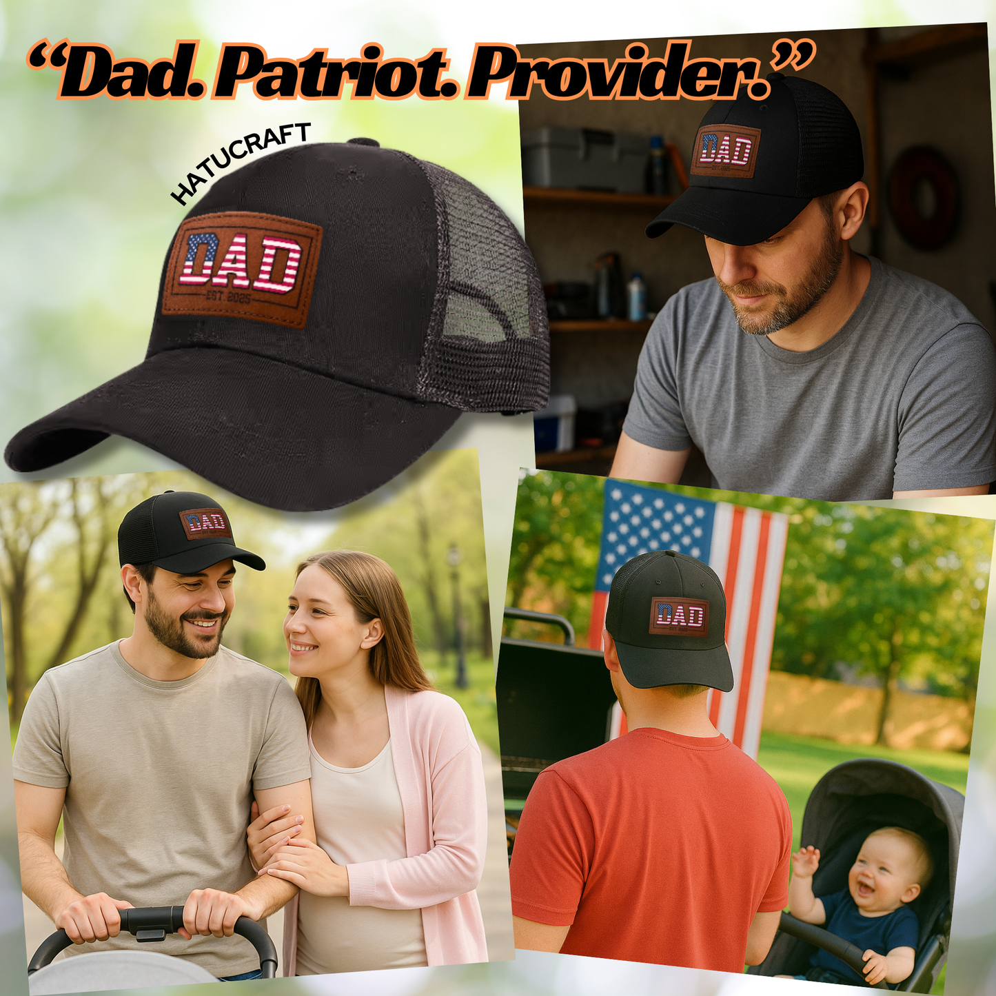 Dad Est 2025 Trucker Hat