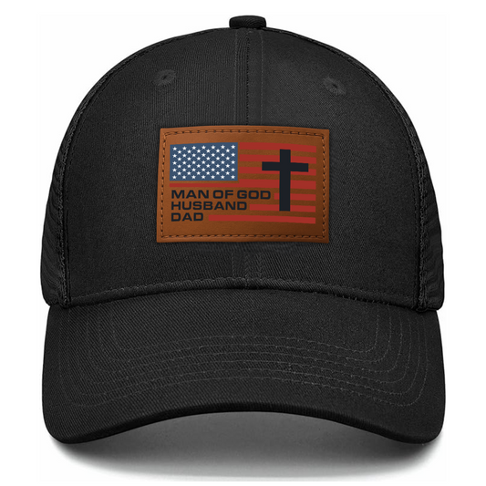 Man of God, Husband, Dad – Christian Trucker Hat